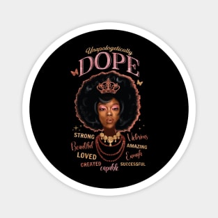 Unapologetically Dope Black History Month African American Magnet